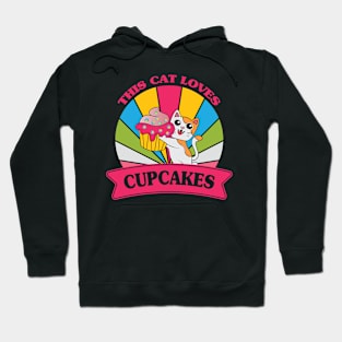 THIS CAT LOVES CUPCAKES Hoodie